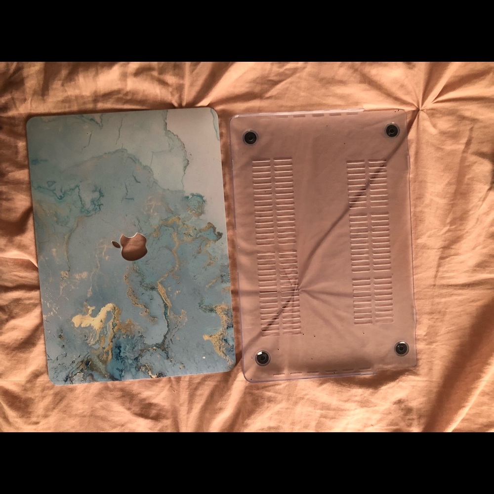 Blue marble Macbook case